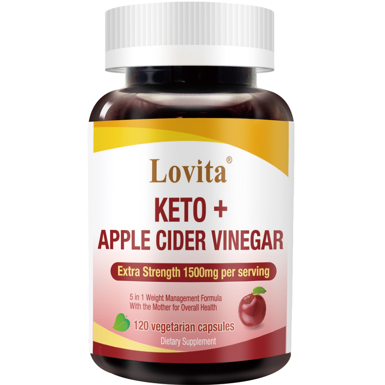KETO+ Apple Cider Vinegar 1500 mg