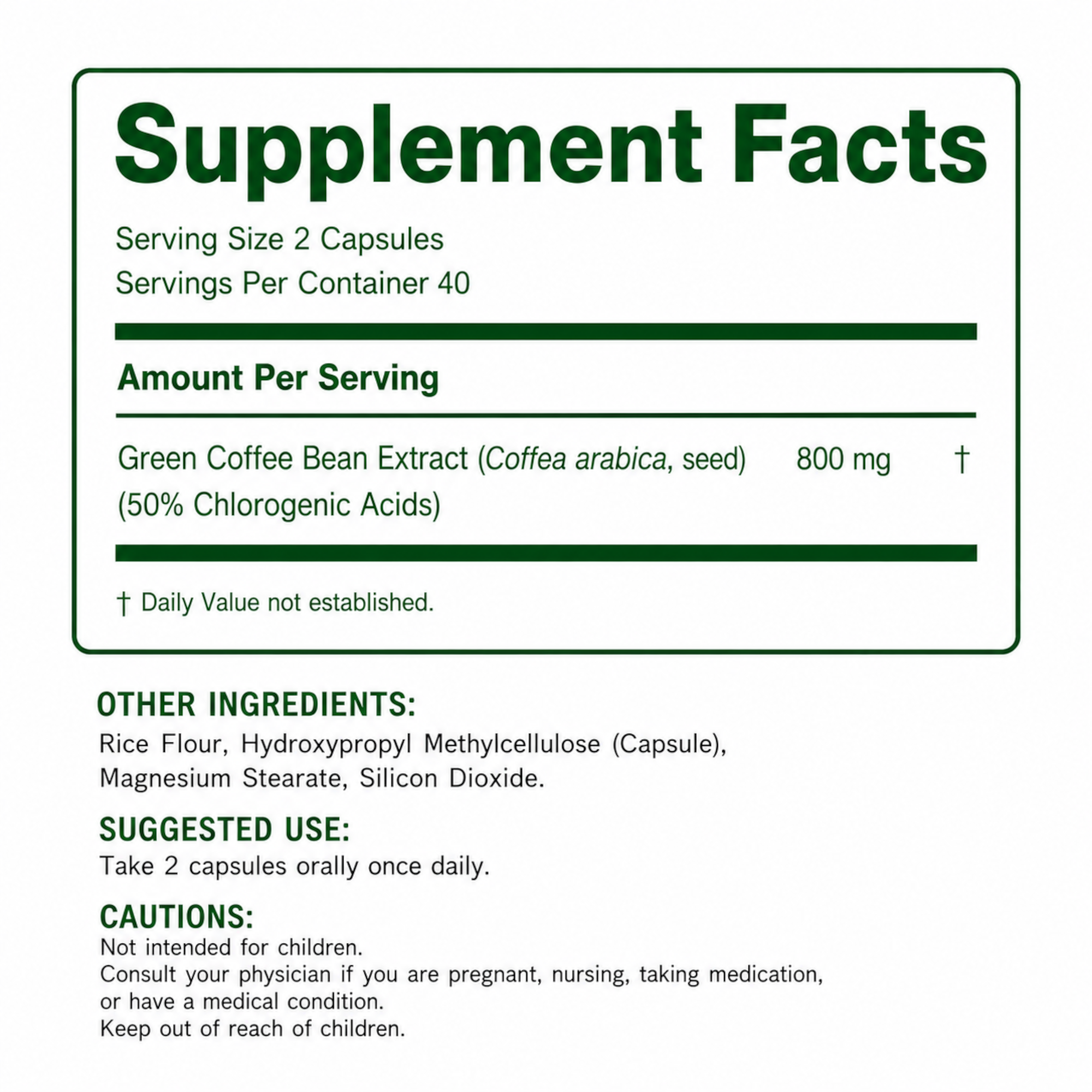Green Coffee Bean Extract